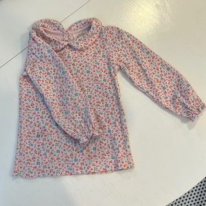 Maude's Peter Pan Collar Shirt Floral
